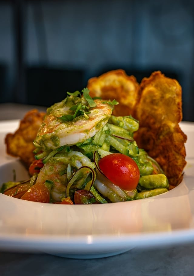 Aguachile Shrimp Cocktail.