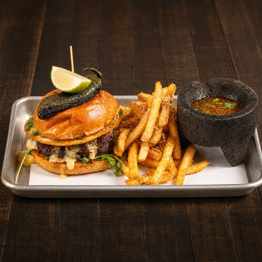 Smoked Birria Burger.