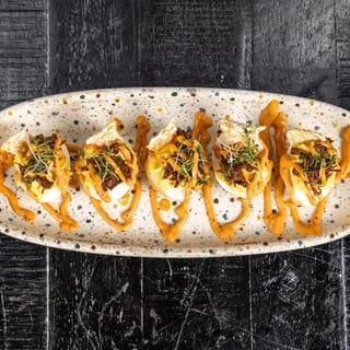 Beef Birria Deviled Eggs