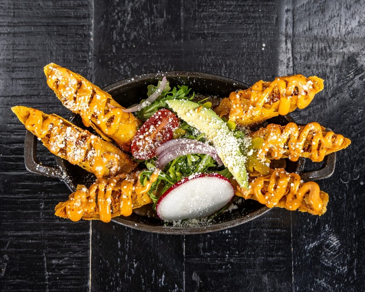 Chicken Tinga Flautas
